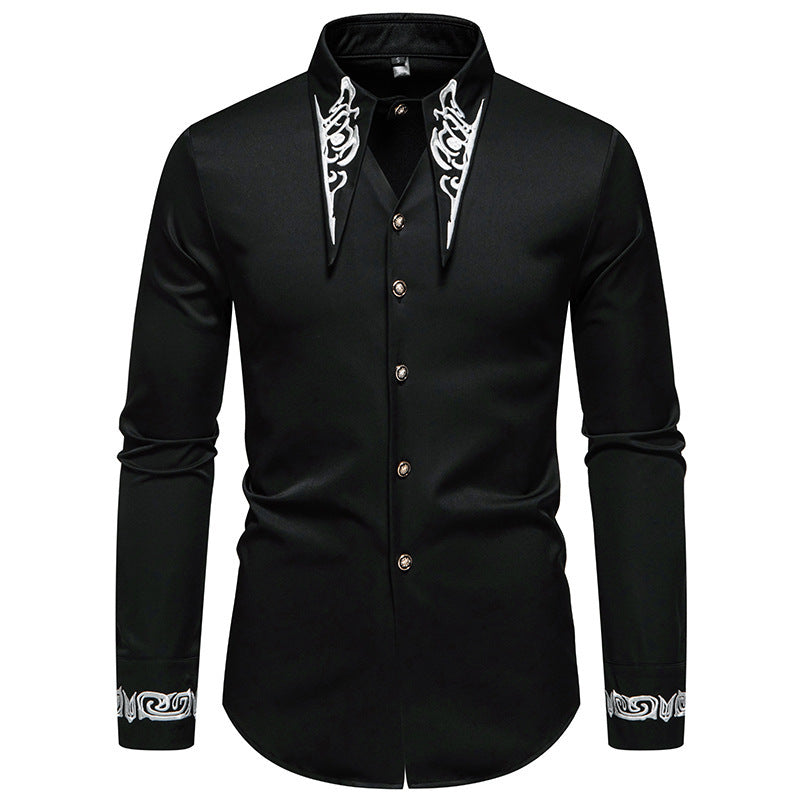 Chemise homme coupe moderne col design