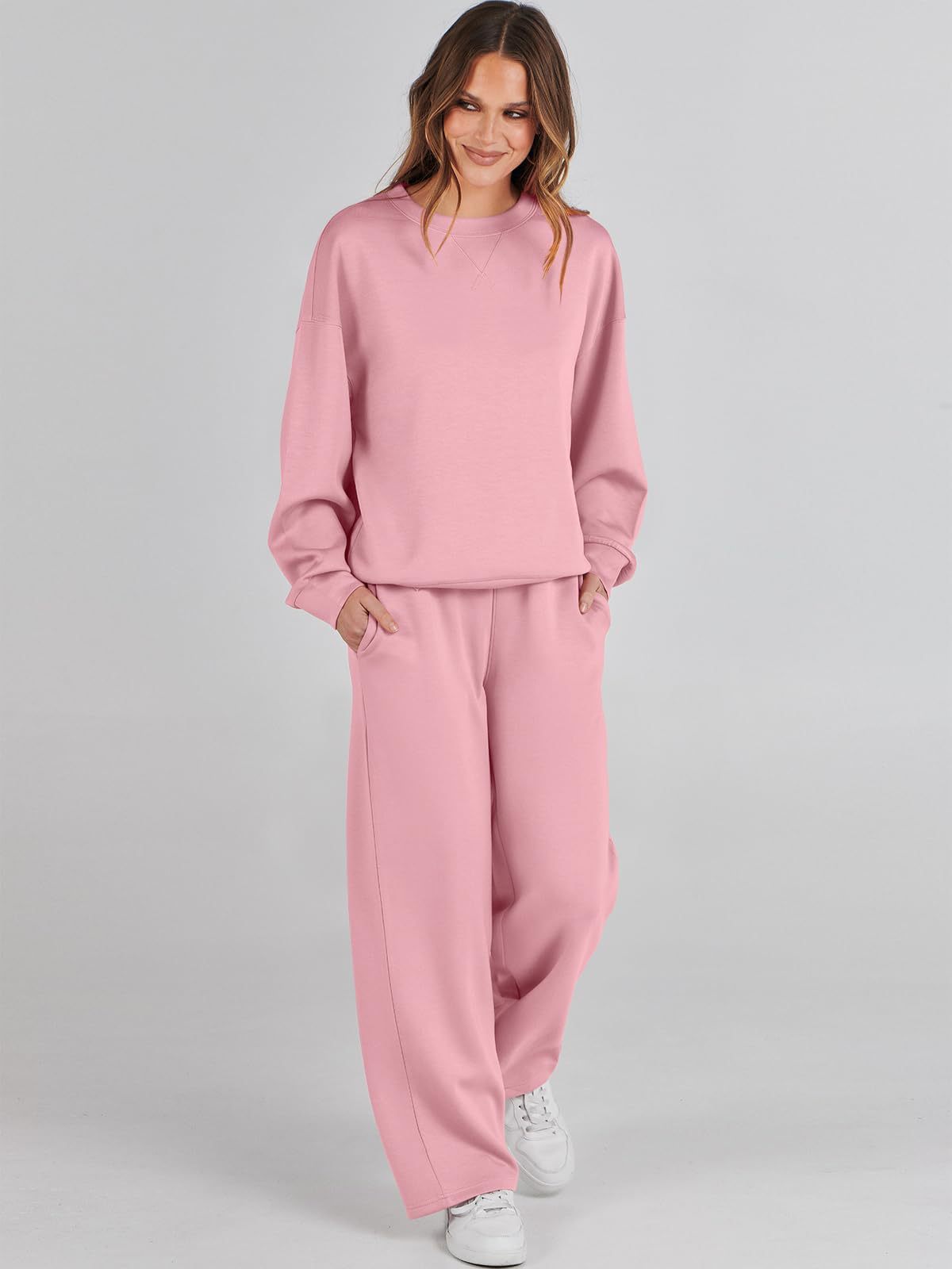 Survêtement molletonné pour femme Confortable Vêtements de détente