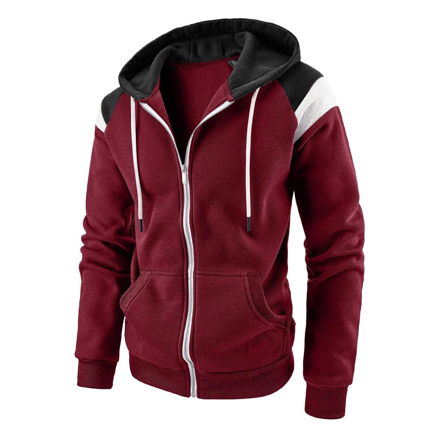 Sweat à capuche zippé sport pour homme Style moderne