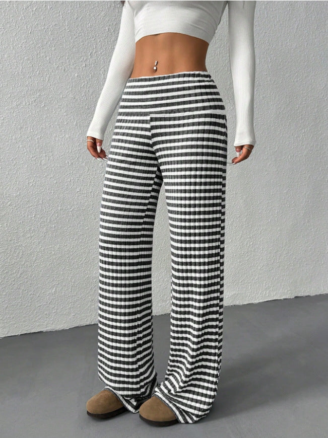 Pantalon de jogging femme Confortable Motif rayé