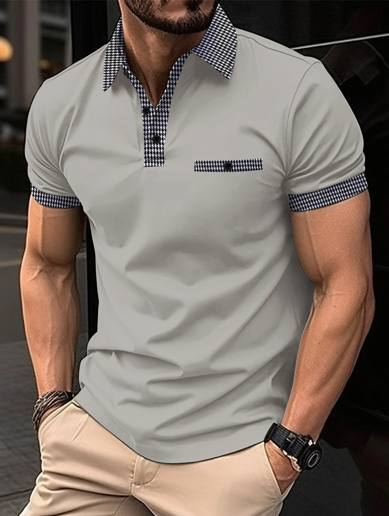 Polo homme classique blanc