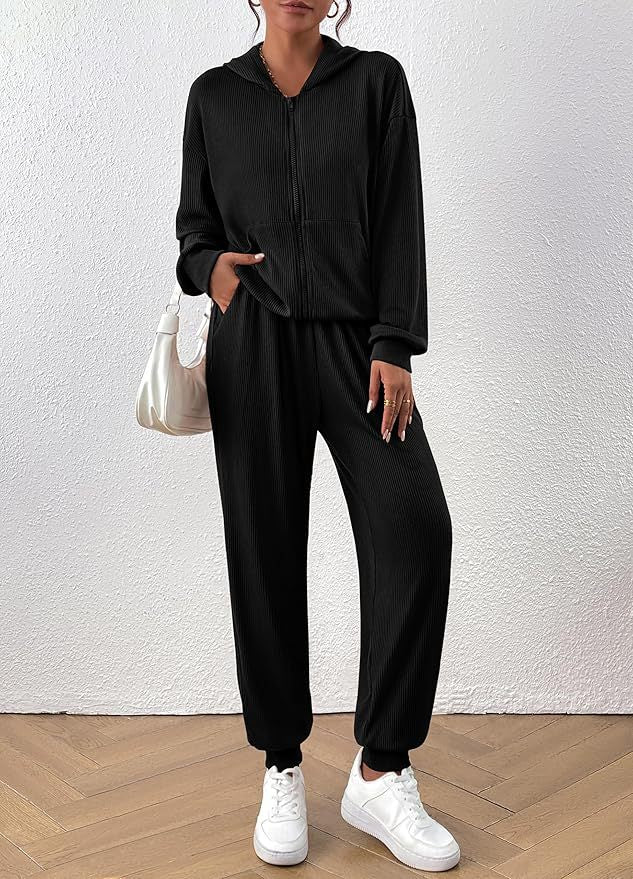 Ensemble sport-détente femme Sweat à capuche et pantalon de jogging