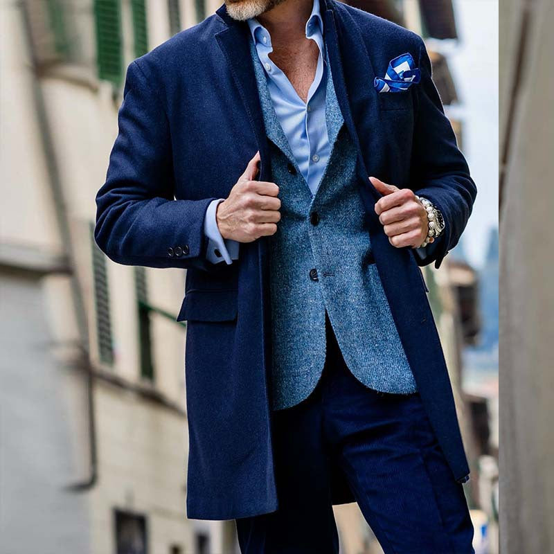 Robe féminine élégante Laine Cintrée Classique Formelle