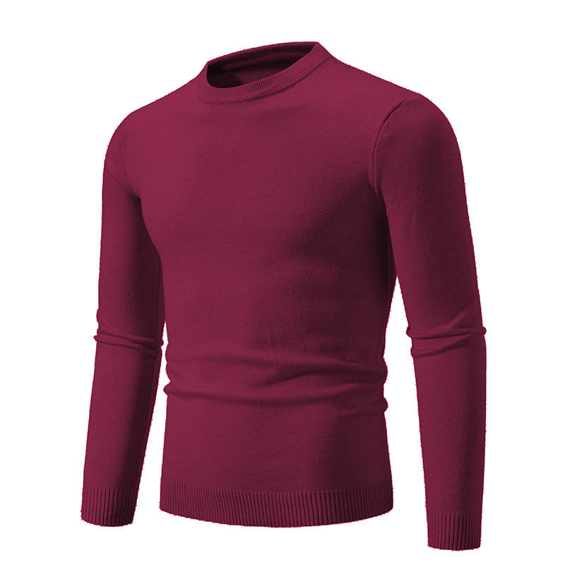 Pull fin pour homme col rond design élégant