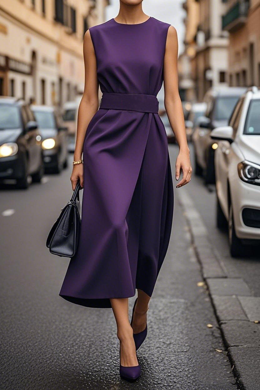 Élégante Robe Longue Maxi pour Femme, Coupe Cintrée