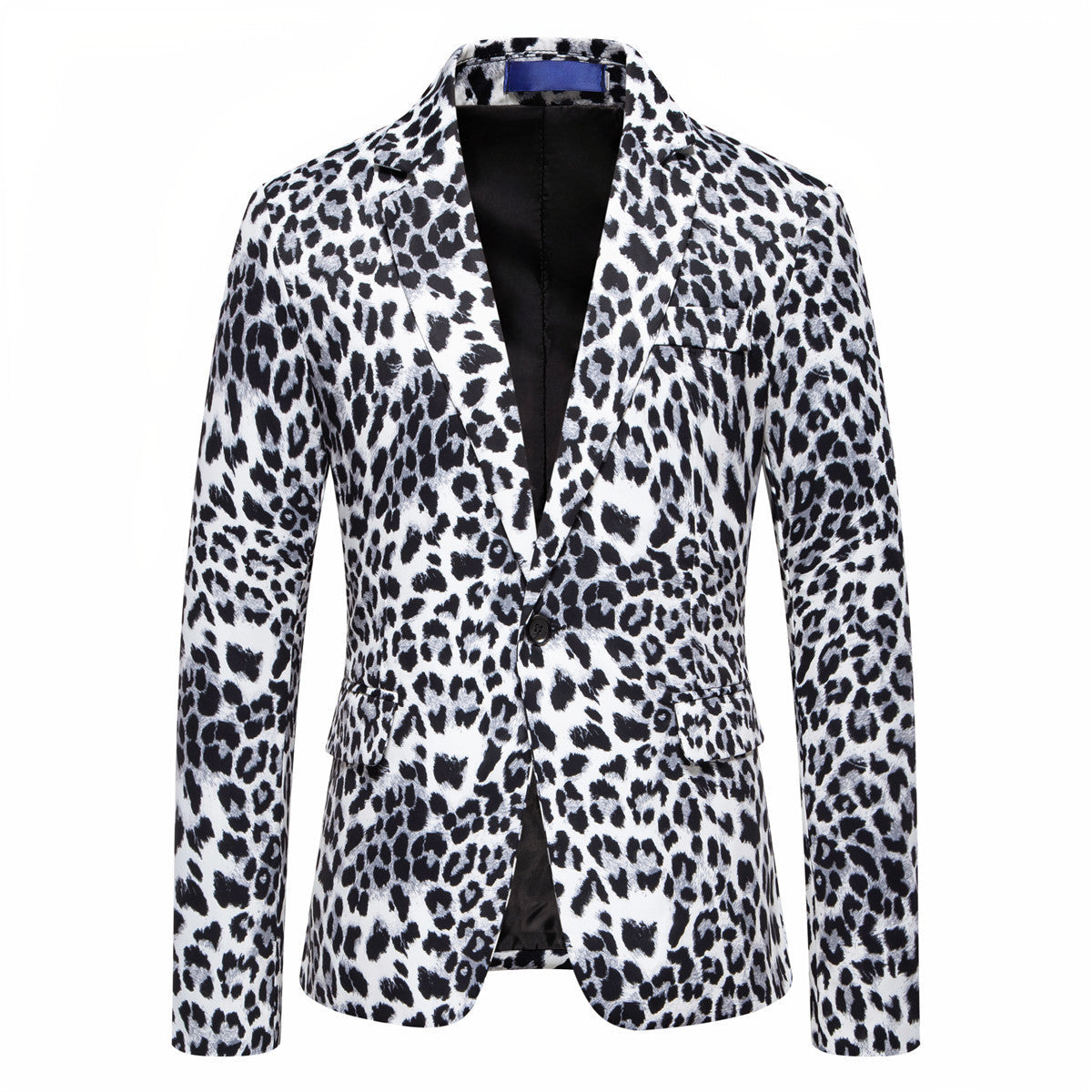 Blazer homme coupe slim motif animal élégant