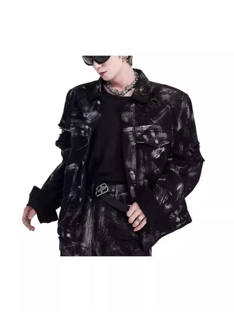 Gothic Jacke Die Dunkelheit Innen - IdealeKleiden