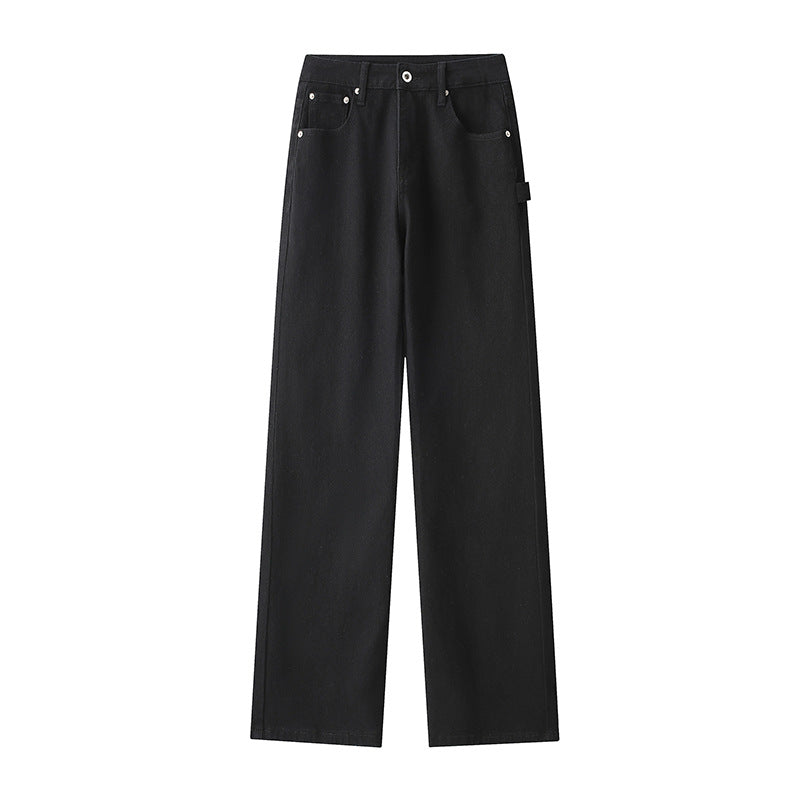 Jeans confortables taille haute pour hommes Pratique