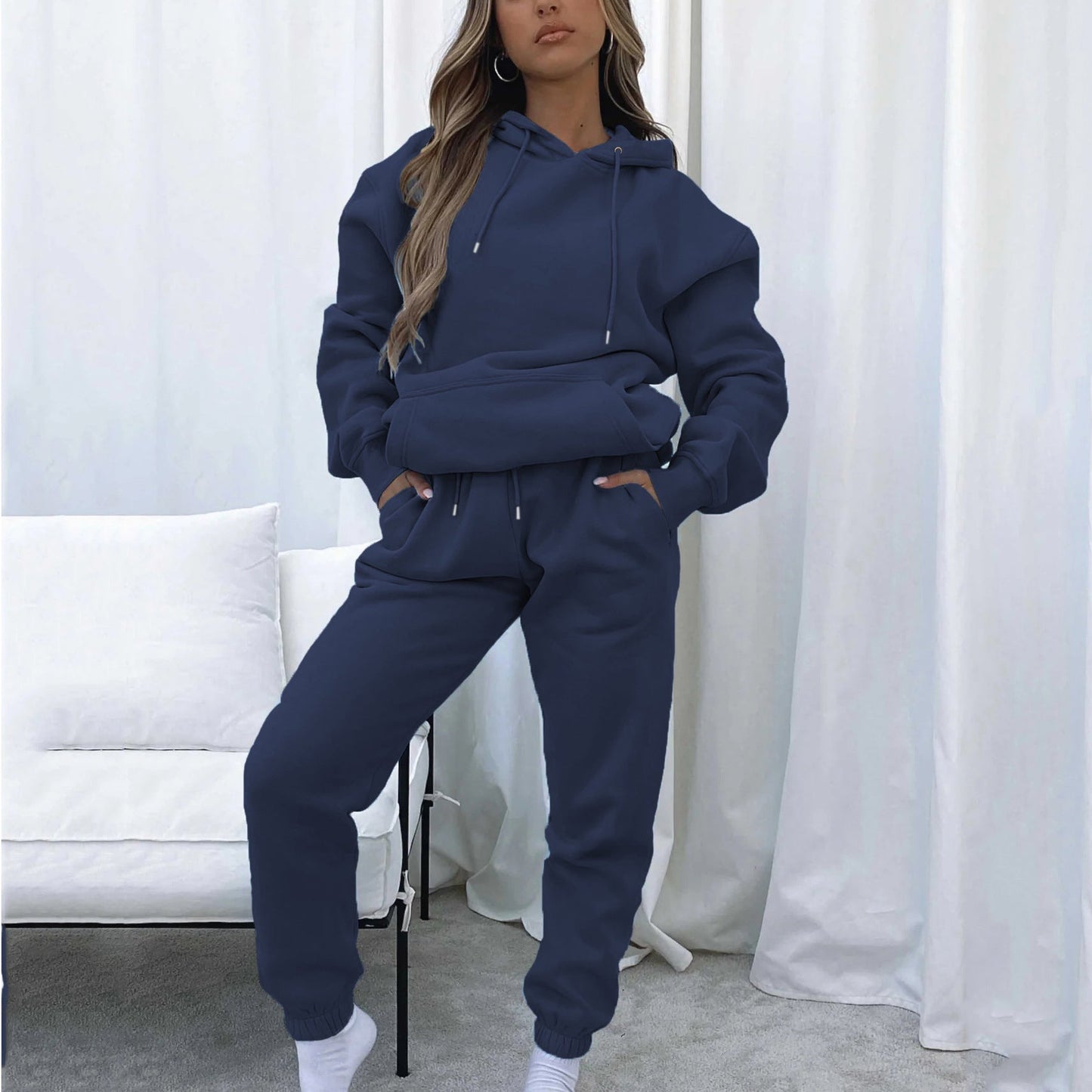 Ensemble jogging et sweat à capuche confortable pour femme