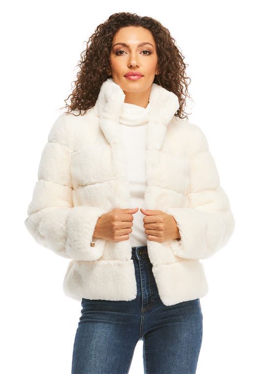 Veste d'hiver femme rembourrage duvet col montant