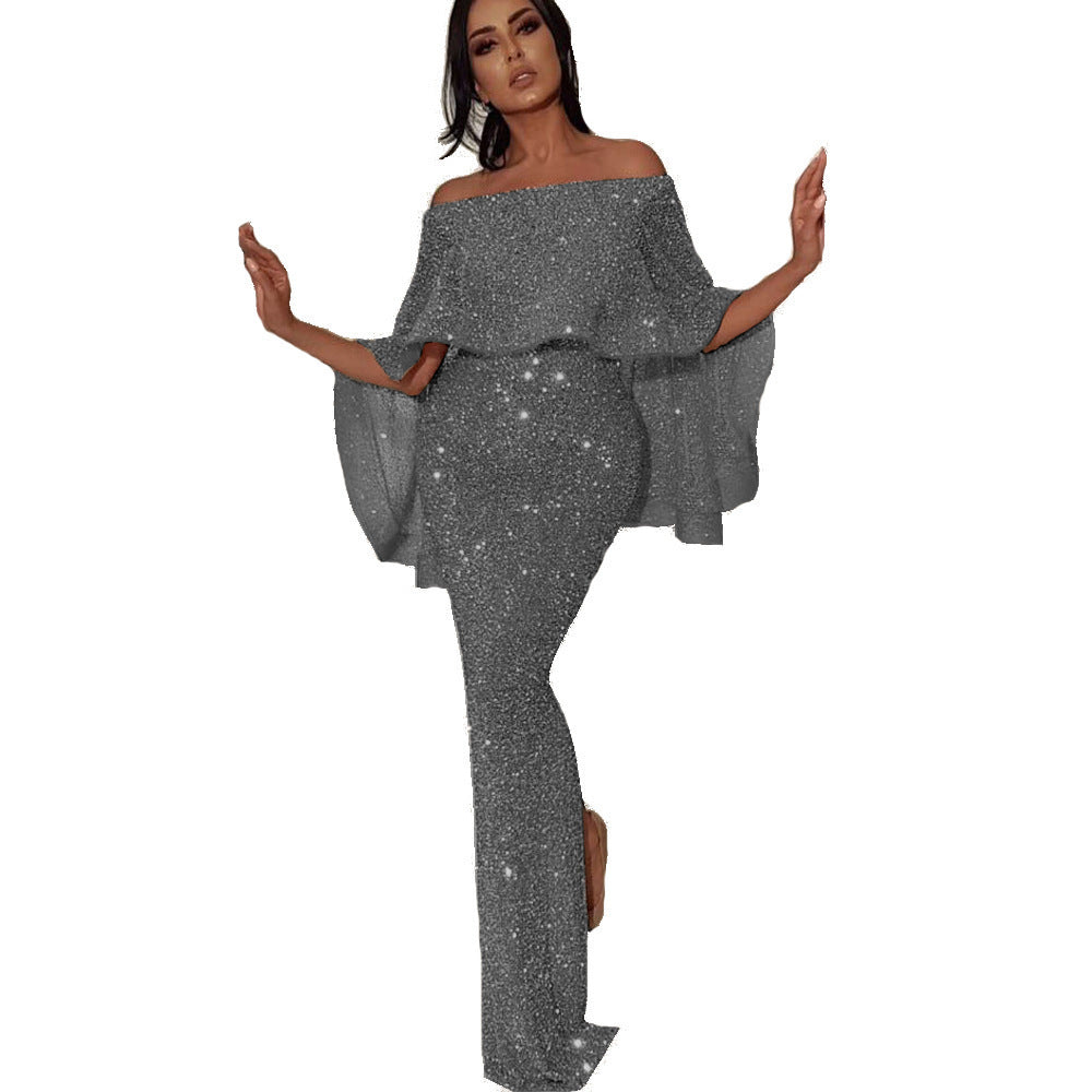 Robe de soirée bustier longue et élégante
