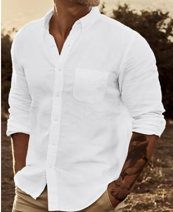 Chemise légère respirante pour homme, mode estivale