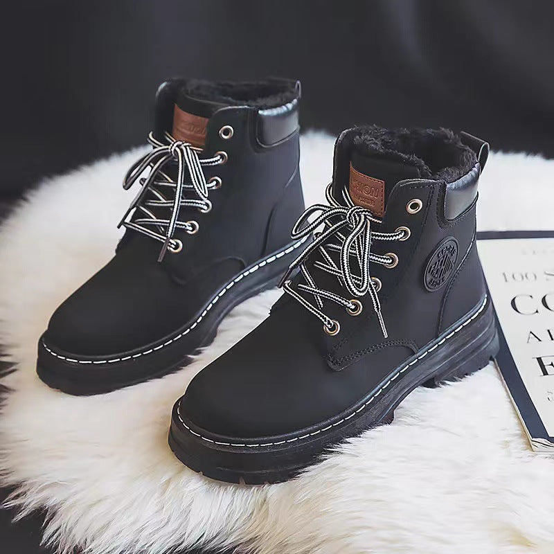 Bottes confortables en coton pour femme