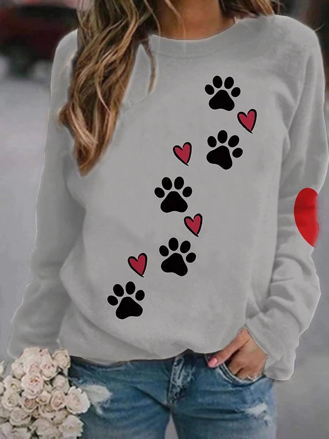Sweat-shirt Femme Motif Chaton Doux Cadeau