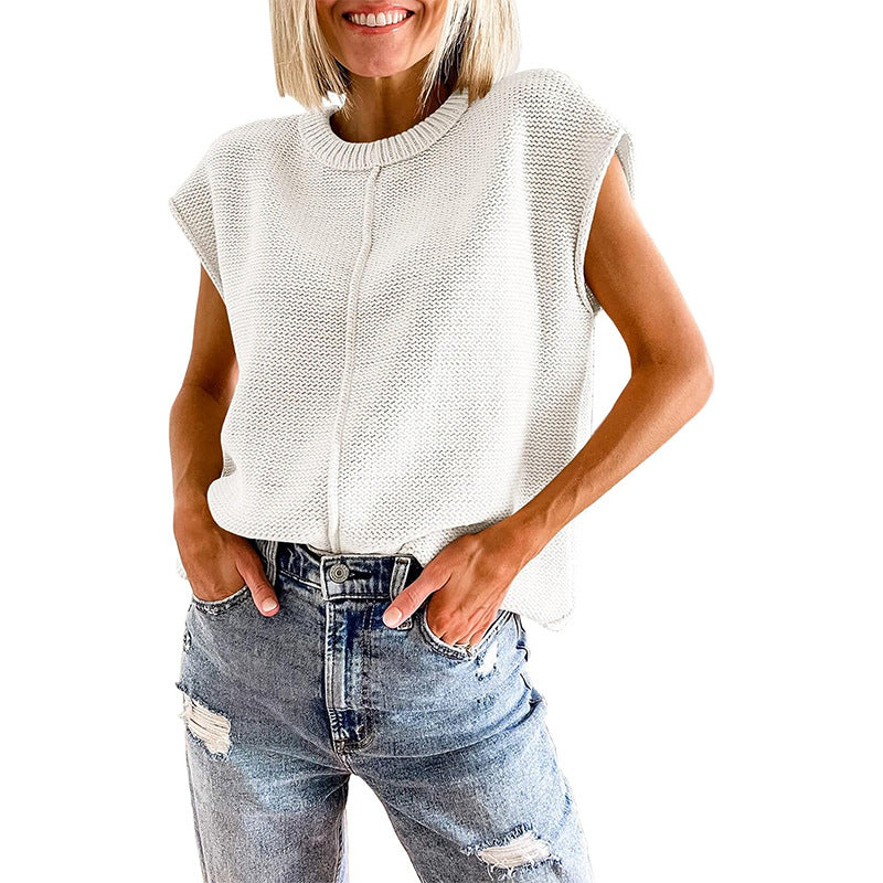 Débardeur en maille élégant pour femme