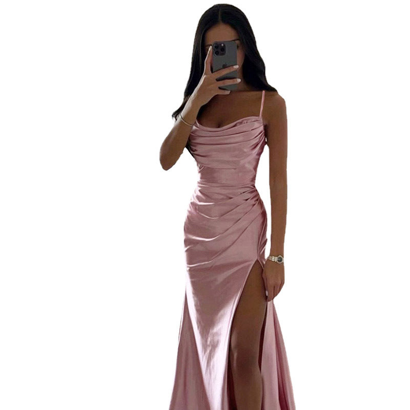 Robe longue élégante de qualité pour femme