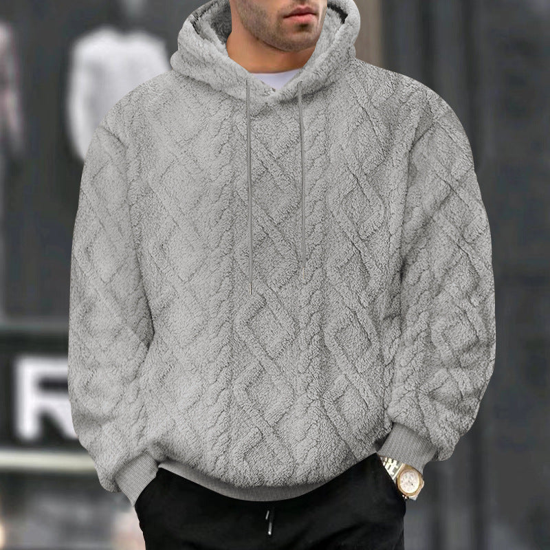 Pull-over homme ultra-doux maille texturée