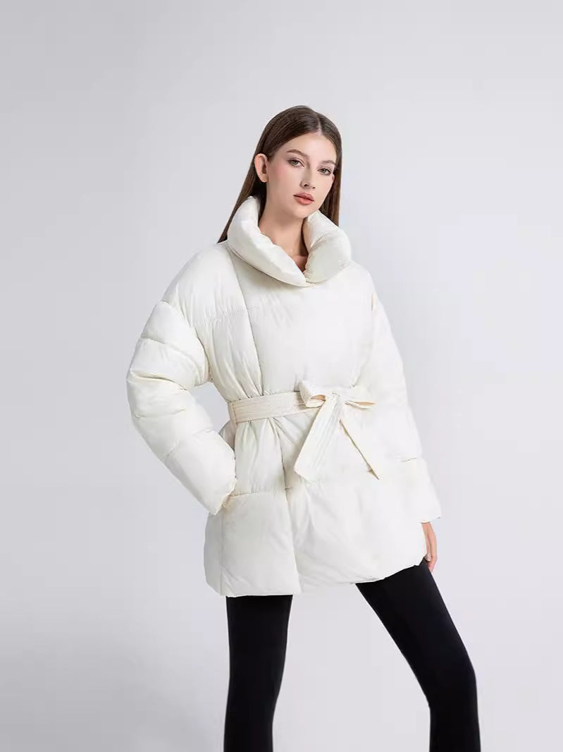 Manteau d'hiver élégant style arctique