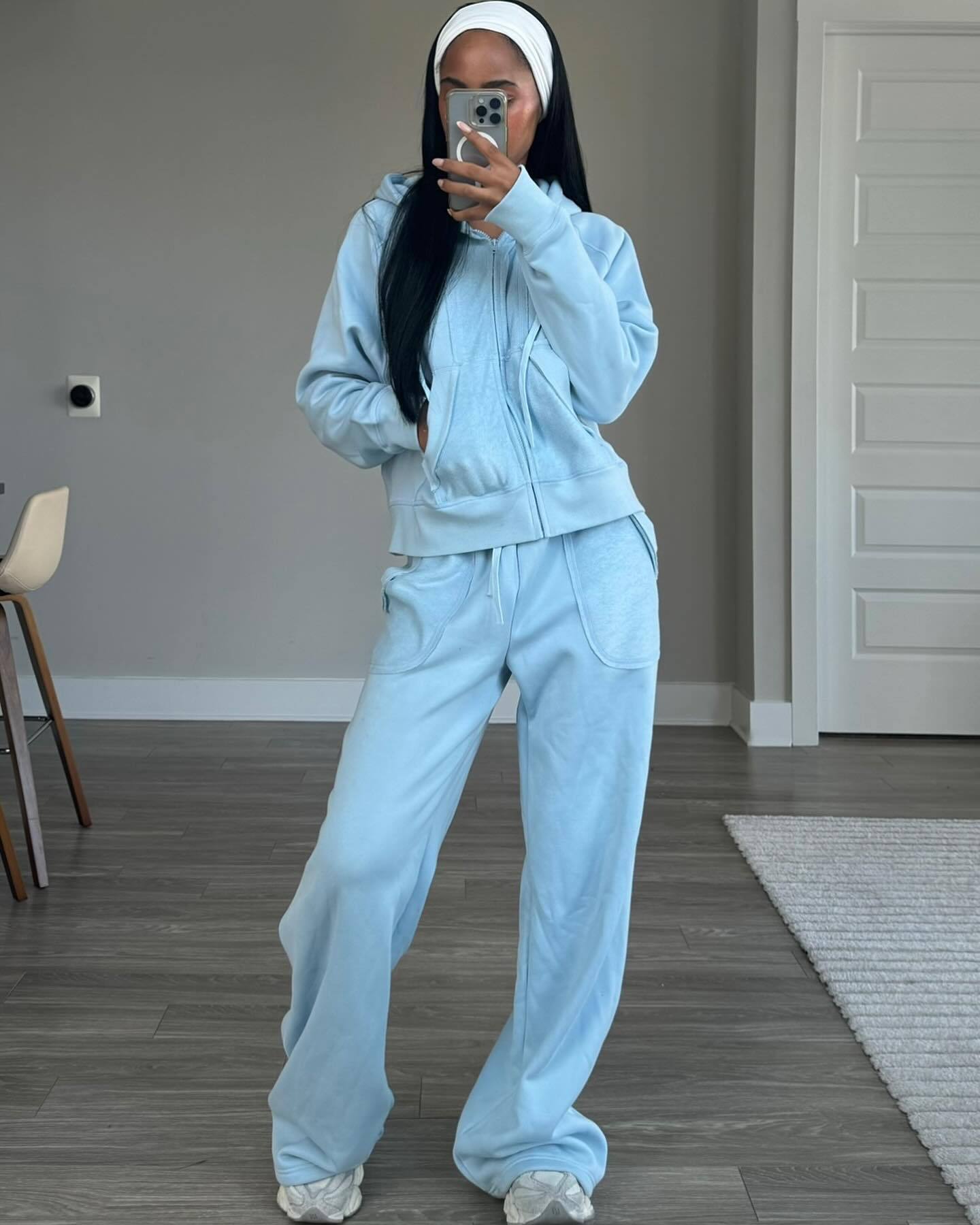 Femmes Ensemble sweat à capuche et pantalon de jogging sport confortable