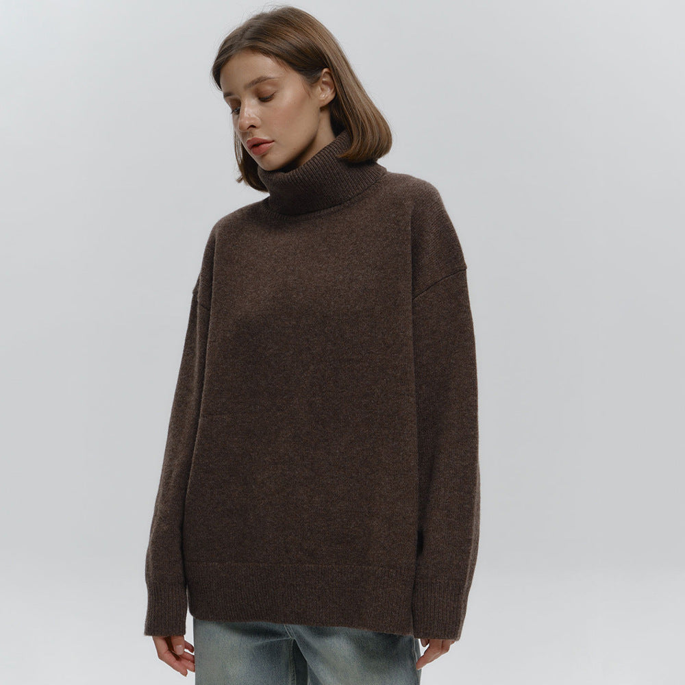 Grands pulls pour femmes en laine douce style oversize
