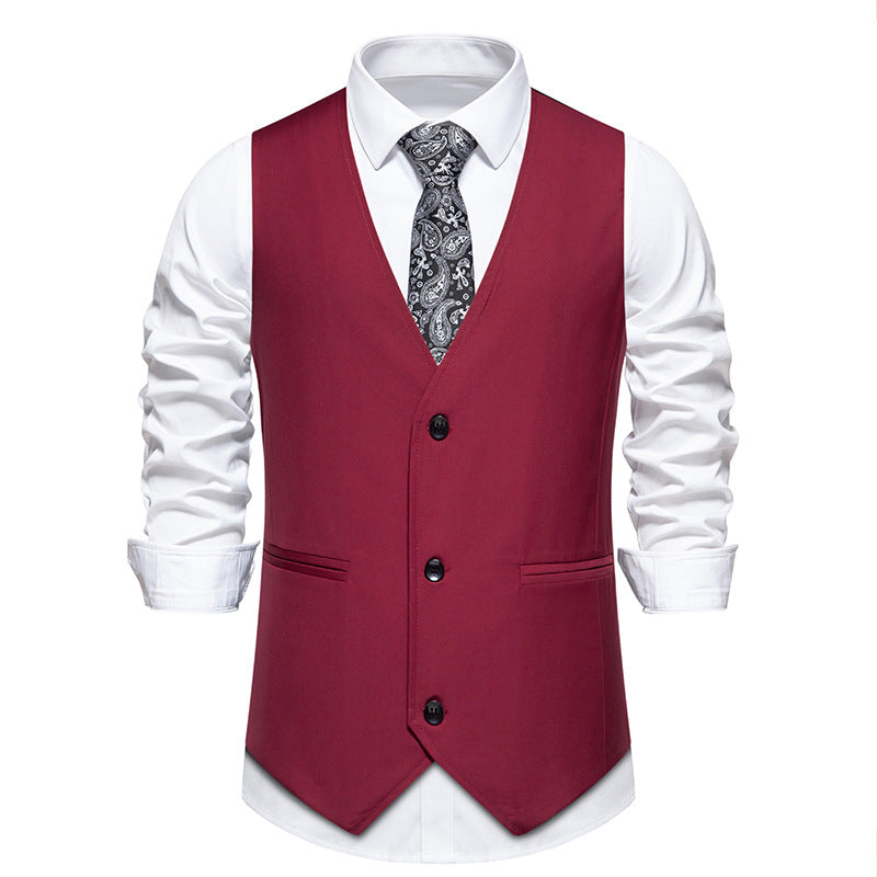 Gilet de costume pour hommes coupe slim design moderne