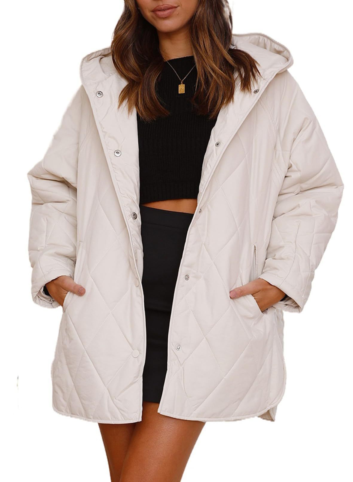 Veste d'hiver stylée au design classique