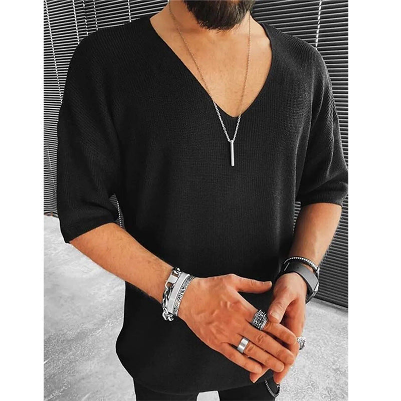 Pull Oversize Col V Homme Style Moderne