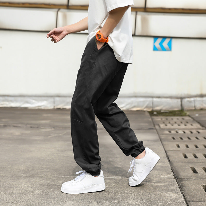 Pantalon cargo confortable pour homme avec taille élastique