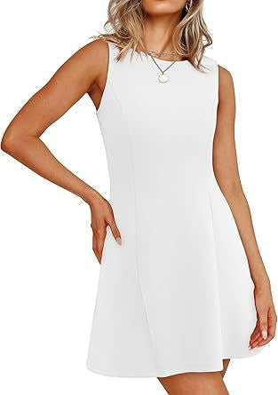 Robe d'été femme trapèze élégante courte