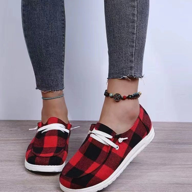 Chaussures Slip-On Femme Confortables Élastiques Antidérapantes