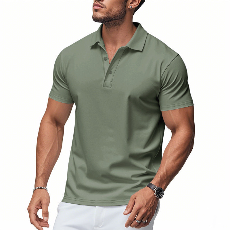 Polo Homme Séchage Rapide Élégant Coupe Slim