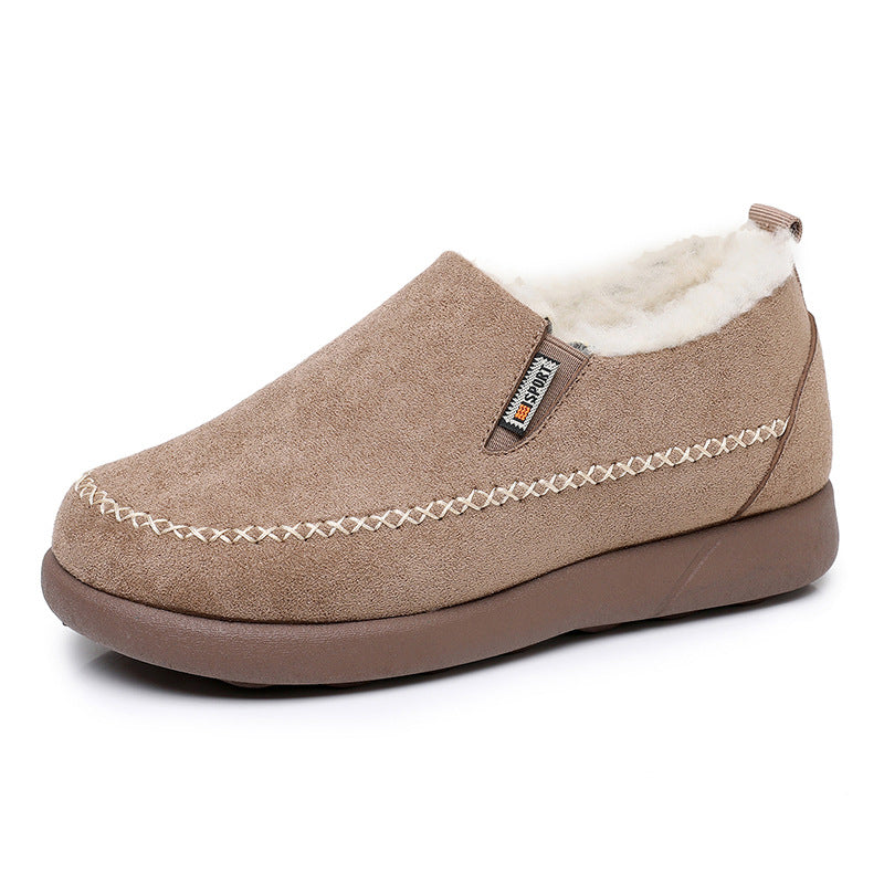 Chaussons pour femmes en polaire douce et chaude