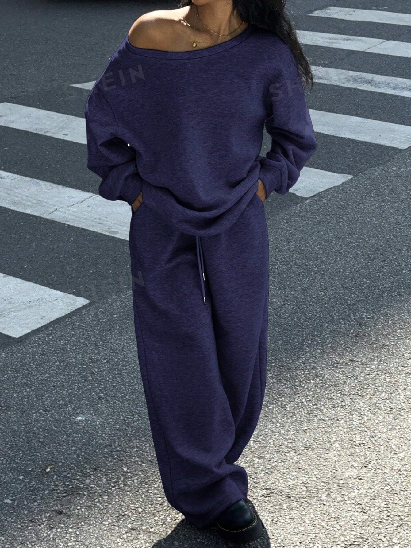 Ensemble de survêtement femme confortable oversize