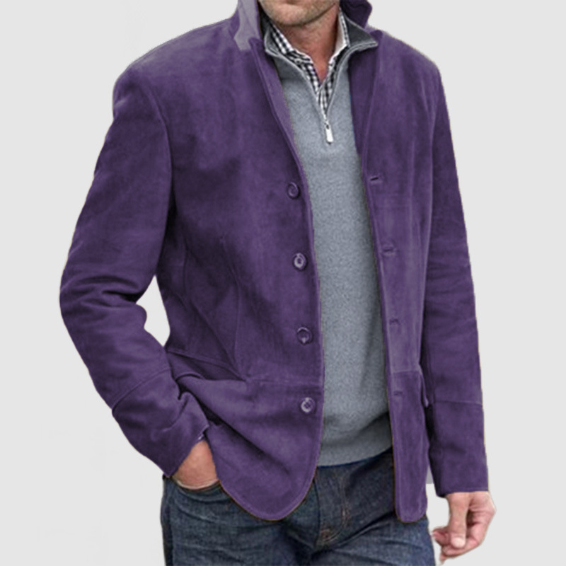Veste en cuir élégante pour homme