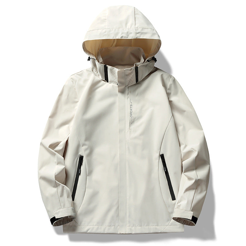 Veste imperméable pour femme avec capuche et matière respirante