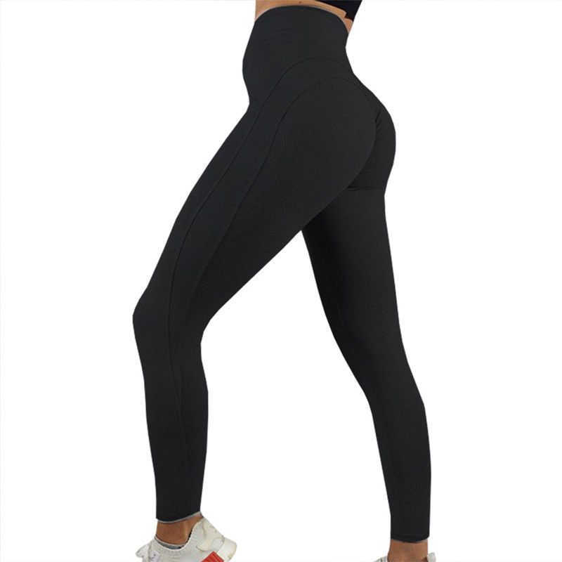 Legging de sport taille haute pour femme avec poches latérales