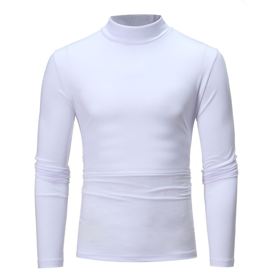 Pull col roulé homme coupe ajustée élégant