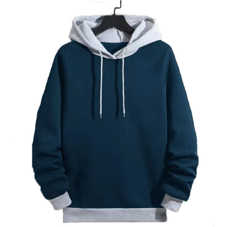 Sweat à capuche pour homme, sportif, manches contrastées
