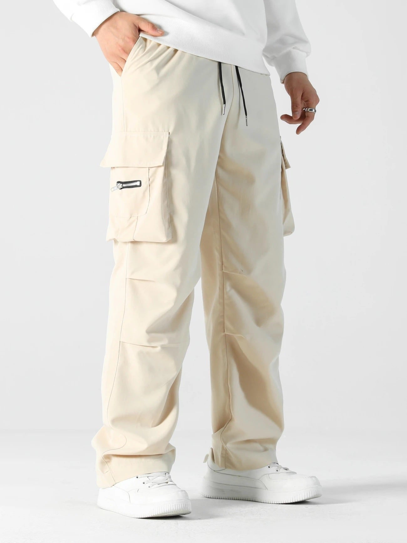Pantalon cargo homme Confortable Multifonctionnel