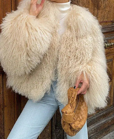 Veste d'hiver douce et chaude pour femme