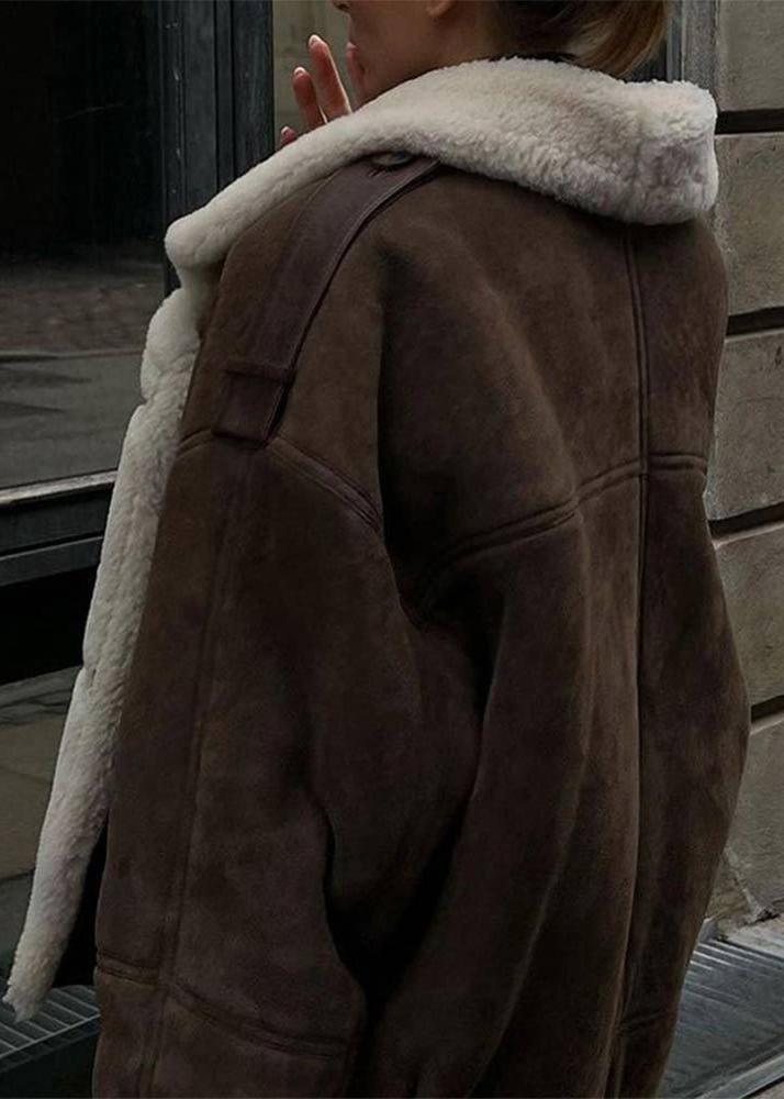 Lederjacke Aviator Style Luxus Lammfell - IdealeKleiden