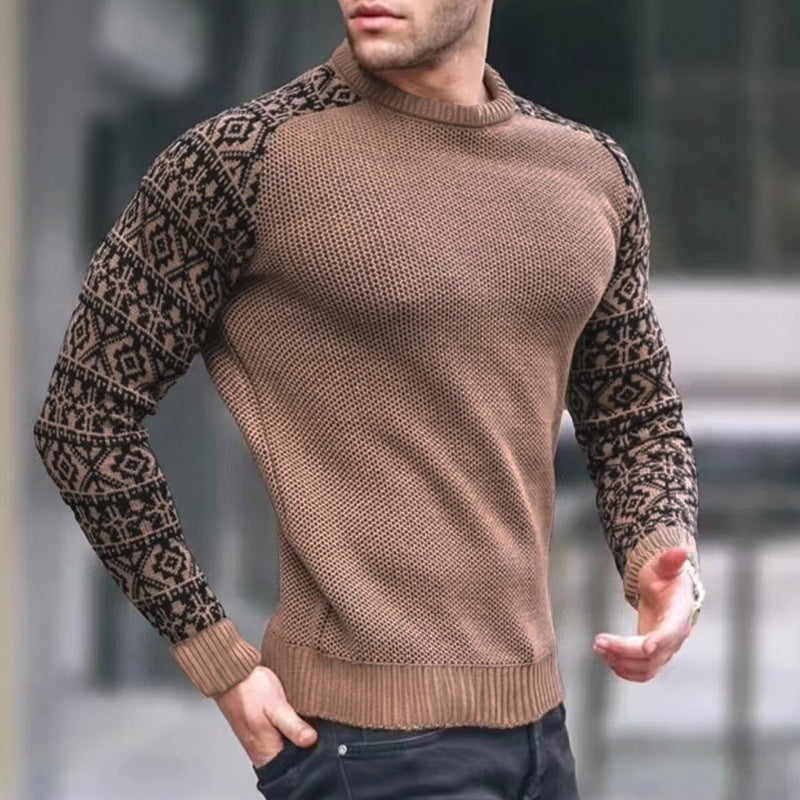 Pull en maille homme Motif graphique Style tendance