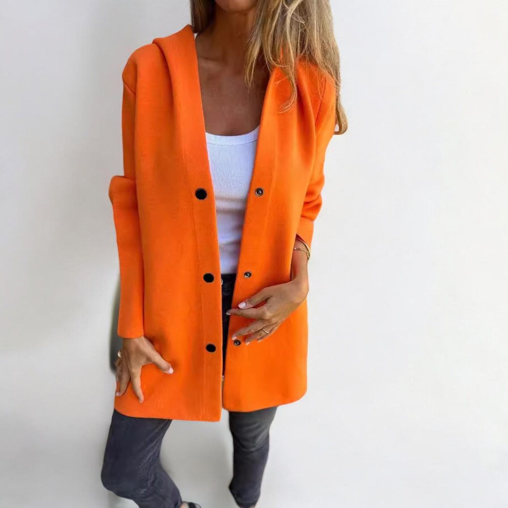 Manteau d'hiver femme avec capuche chaud
