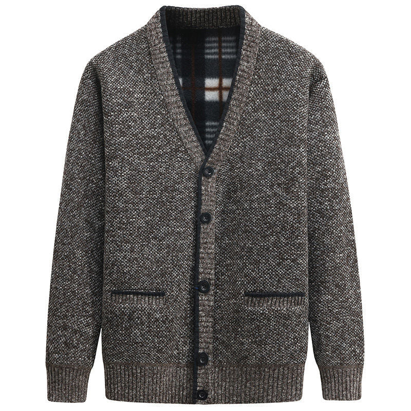 Cardigan Homme Moderne Col V Design Élégant