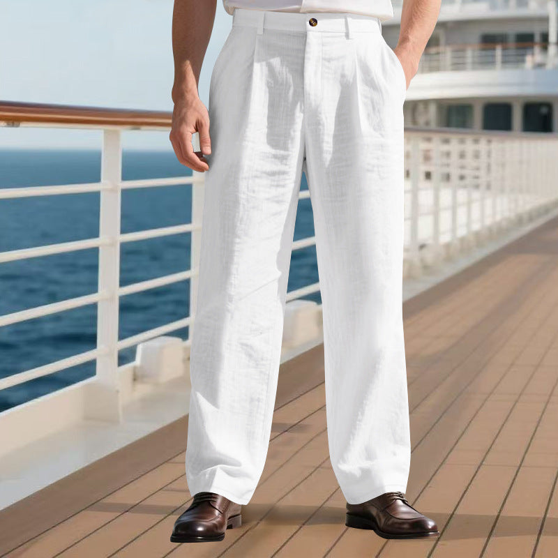 Pantalon de costume pour hommes élégant et confortable