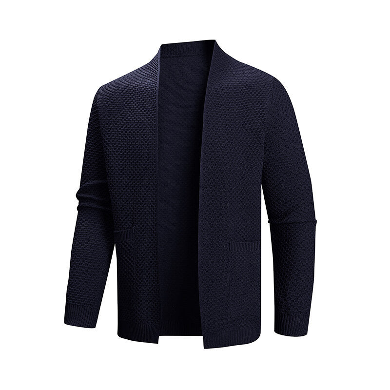 Cardigan homme moderne motif texturé pratique