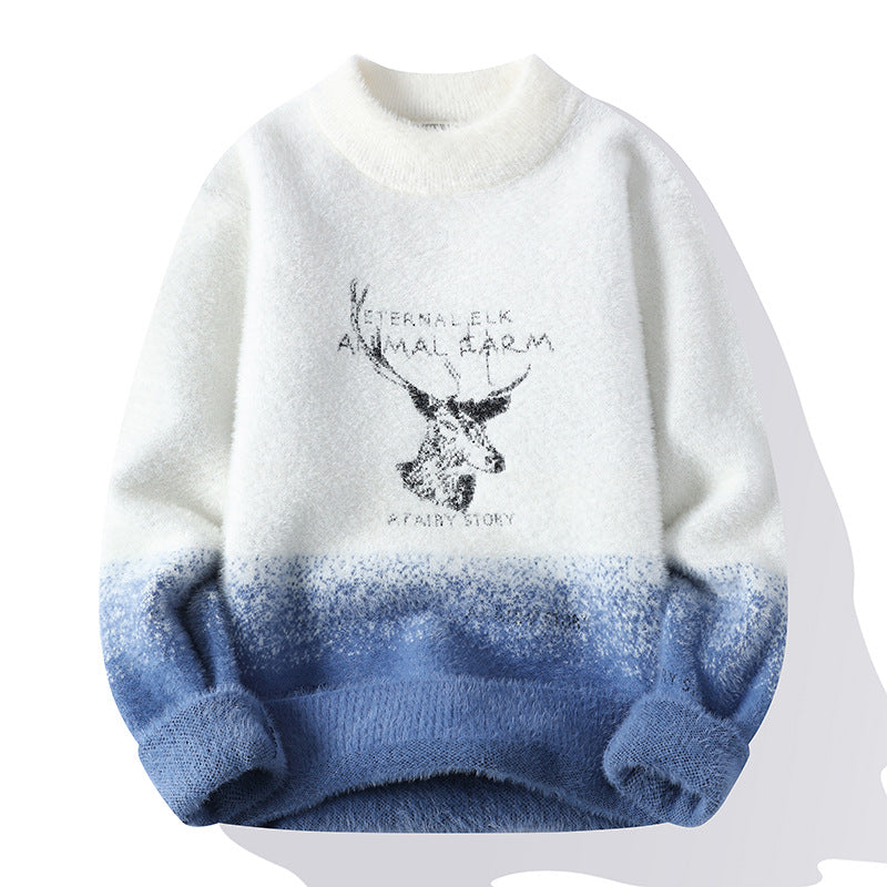 Pull pour femme, doux, hivernal, col montant