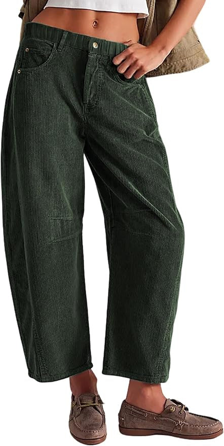 Pantalon Palazzo Femme Confortable et Stylé Avec Poches Latérales