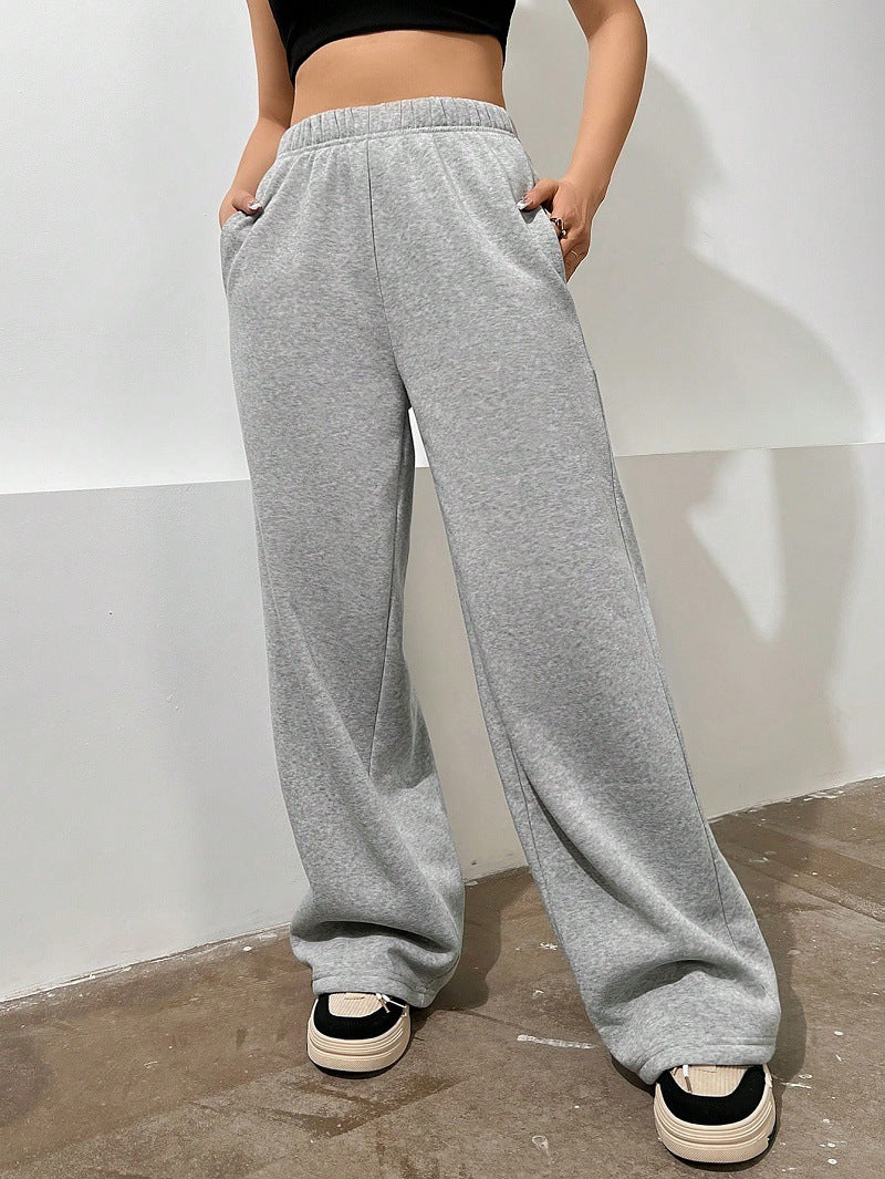 Pantalon pour femme Confortable Taille haute Coupe ample