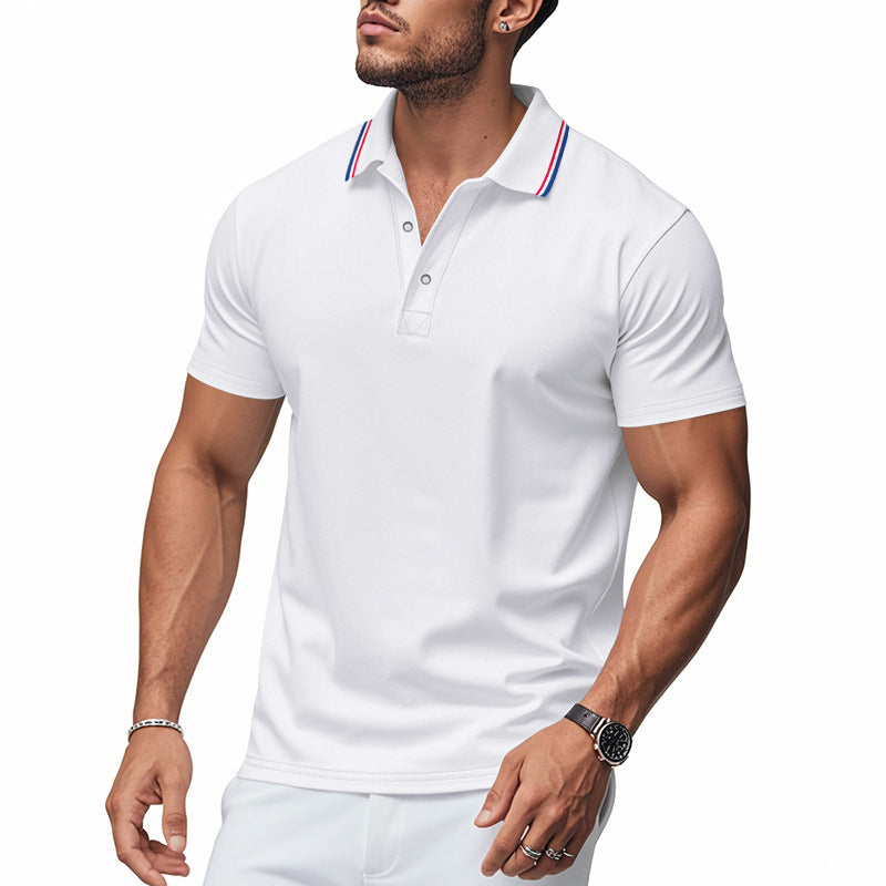 Polo pour homme Col moderne Régulation de l'humidité